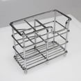 thumbnail image 1 of COMPUKAS 1Set Stainless Steel Toothbrush Stand for Bathroom Use with Hygienic Design 12X7.9X2In, 1 of 3