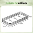 thumbnail image 2 of SHOUFTW 8x4x1 ft Galvanized Rectangular Raised Garden Bed, Outdoor Metal Planter Box with Rust-Resistant Steel, Easy to Assemble, Ideal for Vegetables, Flowers & Herbs, 2 of 7