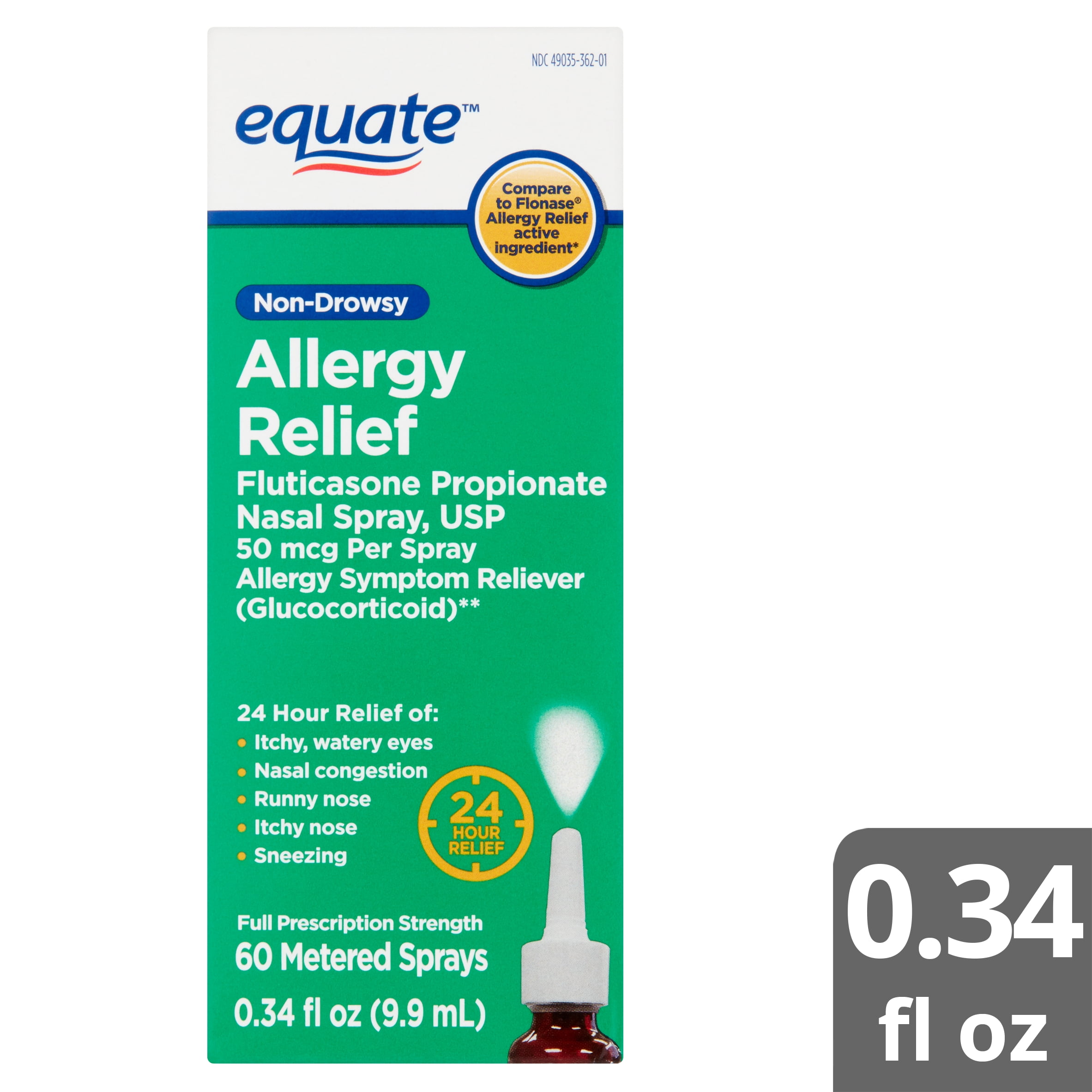 Equate Allergy Relief Fluticasone. fluticasone nasal spray otc. 