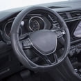 thumbnail image 2 of Auto Drive 1 Piece Truck Steering Wheel Cover Country Black/White - Universal Fit, 0.36kg, 2 of 5