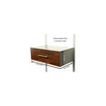 thumbnail image 4 of Dual-Hang Closet System Organizer, 24"W x 78"H x 16"D, Hanging Rods, Wood shelves and Drawer, Chocolate Pear RS1032, 4 of 8