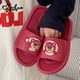 thumbnail image 3 of Nuevo Zapatillas de dibujos animados Lotso para mujer, antideslizantes, sandalias suaves de suela gruesa Kawaii Disney, zapatillas para exteriores, par de zapatos, zapatos para, 3 of 5