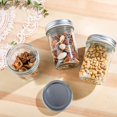 thumbnail image 4 of Tnobhg 300/400/500/650ML Glass Sealed Jar with Screw Airtight Lid Large Capacity Clear Multifunctional Fruit Jam Dry Goods Nuts Grain Cereal Seasoning Tea Leaf Container Storage Box, 4 of 8
