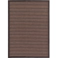 thumbnail image 3 of Unique Loom Outdoor Border Collection Area Rug - Checkered (7' 1" x 10' Rectangle Brown/Black), 3 of 7