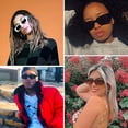 thumbnail image 7 of GJX 2026 New Rectangle Sunglasses for Women Men Trendy Retro Fashion Sun Glasses 90’S Vintage Uv 400 Protection Square Frame K1200 for Driving,Travel,Beach,Shopping,Outdoor,Vacation, 7 of 7