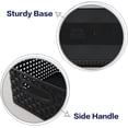 thumbnail image 3 of Isvgxsz Plastic Storage Bins 1 Pack Set-Storage Baskets for Organizing, Woven Design Storage Organizer Bins and Basket for Pantry Shelves Drawers Desktop Closet Playroom Classroom Office, 3 of 5