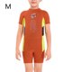 thumbnail image 2 of Niños con trajes de buceo de una pieza Secado rápido Neopreno traje de neopreno traje de baño para niños buceo Snorkeling Surfing Natación Naranja M 2.5mm Noticed OD003681-12, 2 of 7
