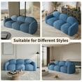 thumbnail image 6 of Sdorens Cloud Sofa Oversized Curved Couch,Lazy Sofa Round Floor Sofas,Cloud Memory Foam Couches for Living Room,Apartment,Small Spaces(No Assembly,Blue), 6 of 16