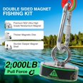 thumbnail image 2 of Kit de pesca Magnet Platinum Online Products de 2000 libras con estuche, 2 of 7