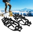 thumbnail image 3 of Ice 18 Spikes Crampones Caminan Tracción Nieve De Hielo Tacos De Agarre Para Caminar Escalada, 3 of 7