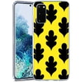 thumbnail image 1 of TalkingCase Slim Phone Case Compatible for Samsung Galaxy S20 FE 4G/5G,(Not S20),Leaf Black Yel Print,Lightweight,Flexible,Soft, USA, 1 of 7