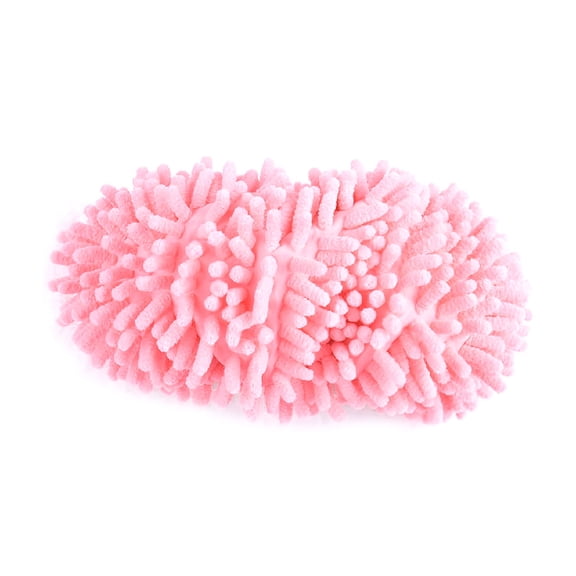 TELOLY 2 PCs Washable Chenille Fiber House Floor Cleaning Dust Mop Slippers Foot Socks Mop Shoes