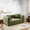 Green, variant on Meeyar Loveseat Sofa, 65 2 Seater Deep Seat Couch with 2 Pillows, for Living Room Apartment Office Bedroom, Beige