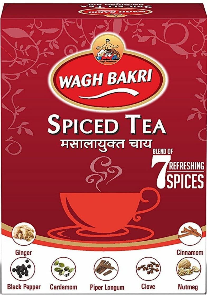 Wagh Bakri Masala Chai Spiced Tea 250g Unique Blend of 7 Refreshing Spices
