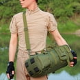 thumbnail image 5 of Fishing Backpack 8x7x17 Inch, MultiPocket Large Capacity Waterproof Tackle Bag With Rod Holder, Zipper Closure, 5 of 5