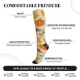 thumbnail image 5 of Compression Socks for Women and Men - Rustic Harvest Time Compression Socks Circulation for Workout, 5 of 8