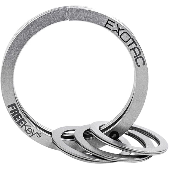 Exotac FREEKey System and Exotac FREEKey Accessory Spare Key Rings