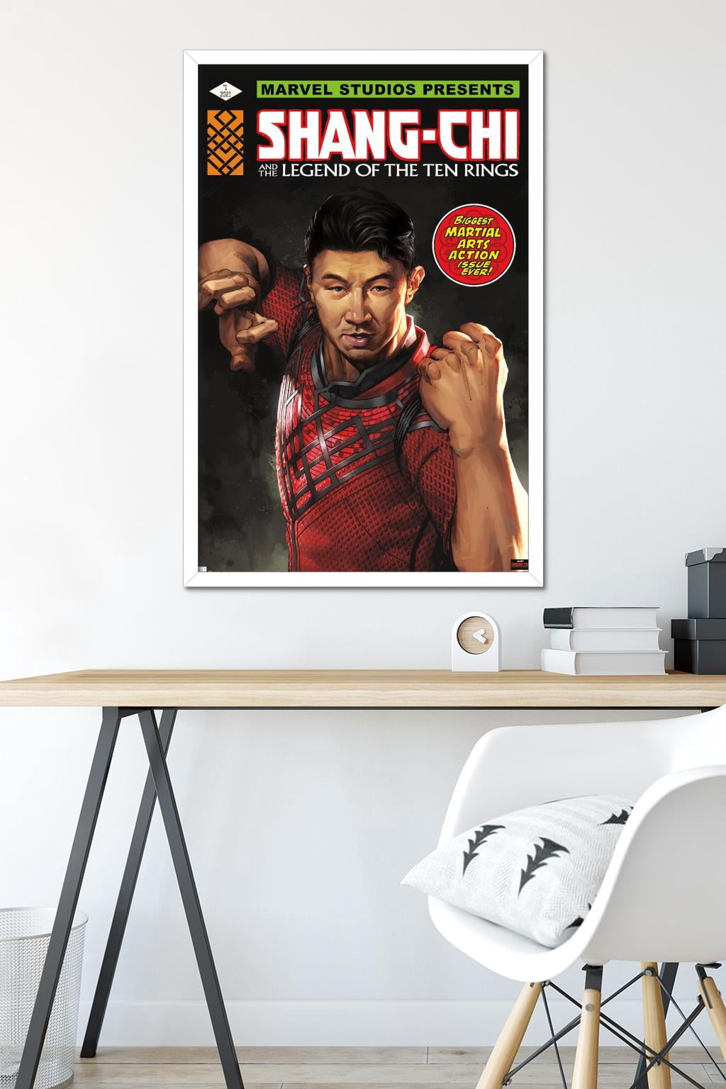 Marvel Shang-Chi and the Legend of the Ten Rings - Action Issue Wall Poster, 22.375" x 34", Framed