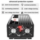 thumbnail image 4 of CNSWIPOWER 2000W (Potencia máxima 4000 W) inversor de Onda sinusoidal Pura y convertidor Solar CC 12V a CA 120V 60 Hz con Arranque Suave para Coche y Camping (CC 12V (Rango 10V-15V) 2000 W), 4 of 7
