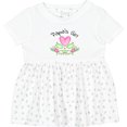 thumbnail image 3 of Inktastic Papa's Girl Heart Flowers Girls Baby Dress, 3 of 5