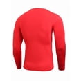 thumbnail image 2 of Uccdo Men's Long Sleeve Compression Baselayer Body Under Athletic Running Training Gym Tight Sports Tops Shirt, 2 of 2