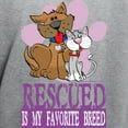 thumbnail image 3 of CafePress - Rescued Is My Favorite Breed Hooded Sweatshirt - Pullover Hoodie, Hooded Sweatshirt, 3 of 4