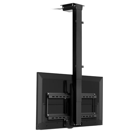 Motorized Ceiling TV Mount for 32-55  TVs – Electric Flip Down Bracket Max VESA 24x16 Holds 120 lbs