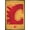 Bronze Framed Version, variant on NHL Calgary Flames - Logo 25 Wall Poster, 22.375" x 34" Framed