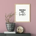 thumbnail image 2 of Designs ByLITA Run Wild Stay Humble 5 x 7 UNFRAMED Print Motivational Decor Wall Art, 2 of 3