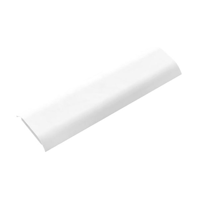 Caja organizadora de cables de plástico portátil, soporte de recogida de cables para sala de estar y escritorio (blanco)