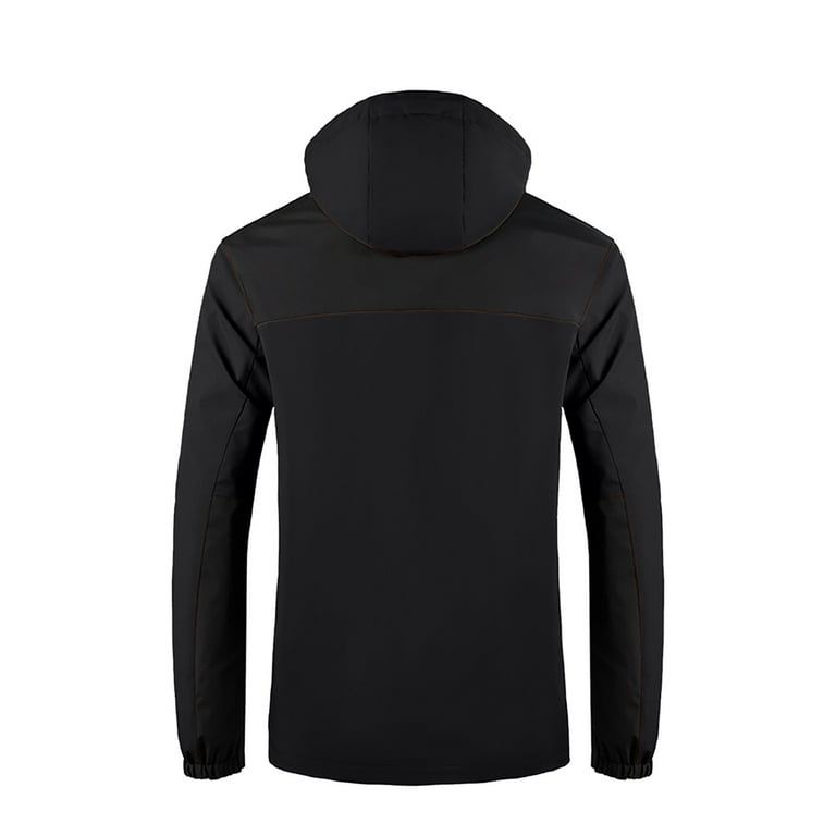 Mens black lightweight waterproof jacket best sale