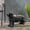 Black + Magnesium Oxide+4, variant on ZHICHUN Elephant Garden Stool Bronze Copper Patina Magnesium Oxide Weather Resistant 12.5 Inch