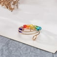 thumbnail image 4 of Mightlink Rotatable Colorful Beads Ring Stress Anxiety Relief Open Adjustable Men Women Finger Ring Fashion Jewelry Accessories Christmas New Year Gift, 4 of 6