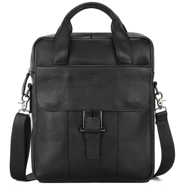 Bolso de mensajero de cuero para hombre, bolso bandolera para hombre, para el trabajo, negocios, moda, bolso de mano multifuncional de gran capacidad