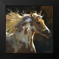thumbnail image 2 of Hawley, Carolyne 12x12 Black Modern Framed Museum Art Print Titled - Spirit Horse, 2 of 5