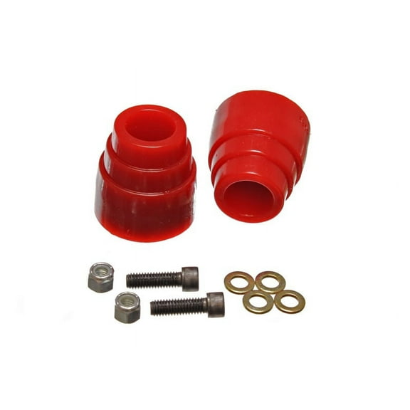 Energy Suspension 00-04 Ford Excursion 4WD Red Front Axle Bump Stop Set