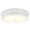 White, variant on Aspen Creative 63005S-3 LED Small Flush Mount Ceiling Light Fixture, Contemporary Design in Black Finish, Frosted Glass Diffuser, 12" Diameter