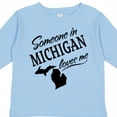 thumbnail image 4 of Inktastic Someone in Michigan Loves Me Boys or Girls Long Sleeve Toddler T-Shirt, 4 of 5