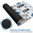 thumbnail image 6 of Long Mouse Pads for Desk,White Cow Milk Cloud Pattern Desk Mats on Top Of Desks, Desk Mouse Pad Extra Large with 3mm Non-Slip Base and Stitched Edge for Gaming,Office,Work,Home 31.5"x11.8", 6 of 6