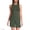 Rich Olive Green, variant on Women's High Neck UPF 50 Sun Protection Modest Tankini Swimsuit Top