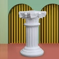 thumbnail image 4 of Abbracc Creative Miniature Roman Pillar Statue Resin Pedestal Candlestick Stand Figurine L Round, 4 of 8