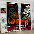 thumbnail image 4 of Excavator Blackout Curtain,Boys Kids Construction Vehicles Curtains Equipment Trucks Cartoon Car for Kitchen Office Bedroom Cafe Dining Room Living Room Drapes, 84x84 in, 4 of 6