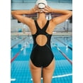 thumbnail image 4 of Attraco Women's One-piece Sports Swimsuit Color Block Water Aerobic Swimwear Bathing Suit, 4 of 7