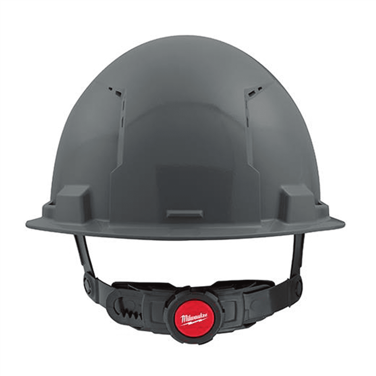 Milwaukee Tool BOLT Gray Front Brim Vented Hard Hat w/6pt Ratcheting Suspension (USA) - Type 1, Class C