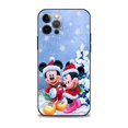 thumbnail image 3 of Phone Case For Apple iPhone 14 13 12 11 Pro Max 13 12 Mini XS Max XR X 8 Plus Disney Merry Christmas Mickey Minnie, 3 of 5