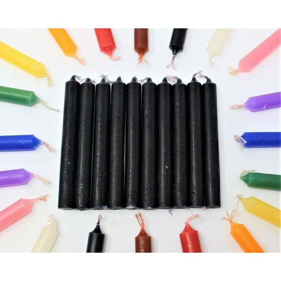 Spell Candles 4" Lot of 10 - Mini Altar Chime Candle,hanukkah candles taper candle sticks