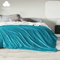 thumbnail image 6 of U by Bedsure Sherpa Fleece Queen Blankets Teal - Thick and Warm Blanket,Soft Fuzzy Blanket,90x90 inches, 6 of 7