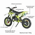 thumbnail image 4 of Seipouy 49cc Dirt Bike for Adults & Kids-Kids Dirt Bike 2-Stroke Gas Powered Off Road Motorcycle Mini Bikes 20 MPH for Uphill and Off-Road Conditions Pull Start motos para niños, 4 of 10