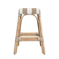 thumbnail image 3 of Butler Specialty Company Robias Rattan 24.5" Counter Stool - Tan & White Stripe, 3 of 6