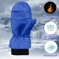 thumbnail image 4 of WTXUE Snow Gloves Waterproof Ski Cold Weather Outdoor Snowboard Gloves Windproof S/M/L Size Winter Warm Skating Snow Ski Gloves,Gloves Mittens for UniBlue L, 4 of 5